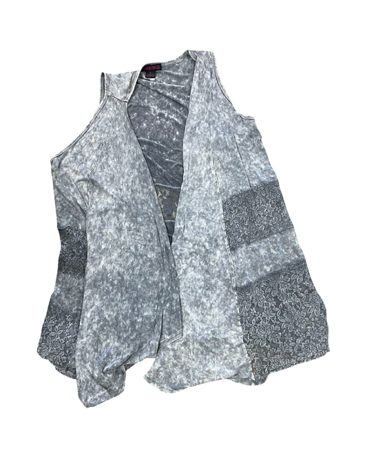 Cardigan By Rock & Roll In Grey, Size:L