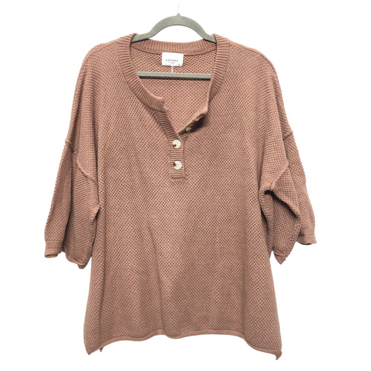 Sweater Ss By Andree By Unit In Beige, Size:L