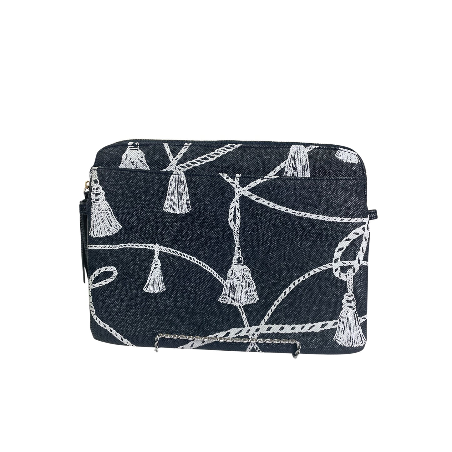 Clutch By Chicos In Black & White, Size:Large