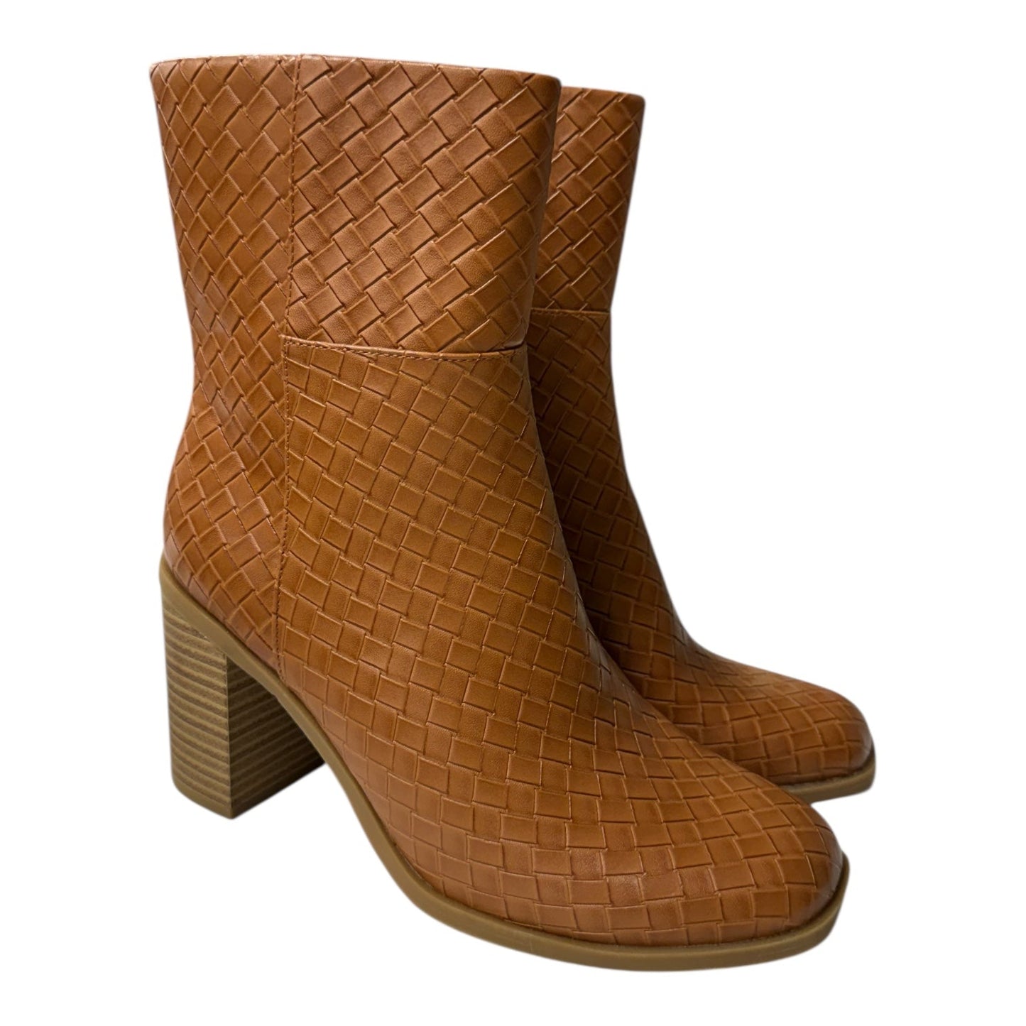 Boots Mid-Calf Heels By Universal Thread In Brown, Size:7.5