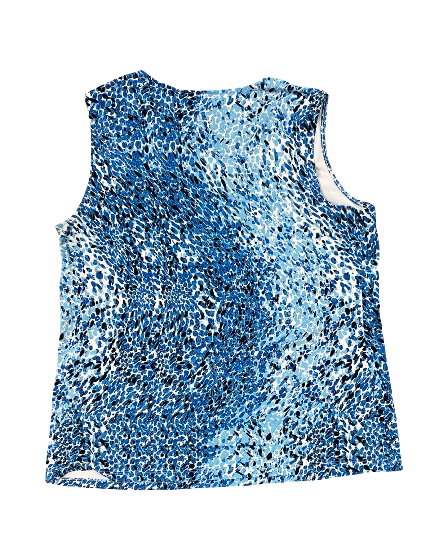 Top Sleeveless By Christopher And Banks In Blue, Size:Xl