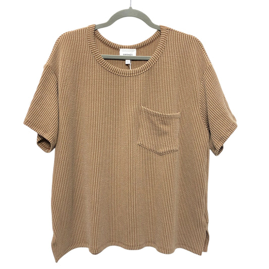 Top Ss By Andree By Unit In Brown, Size:M