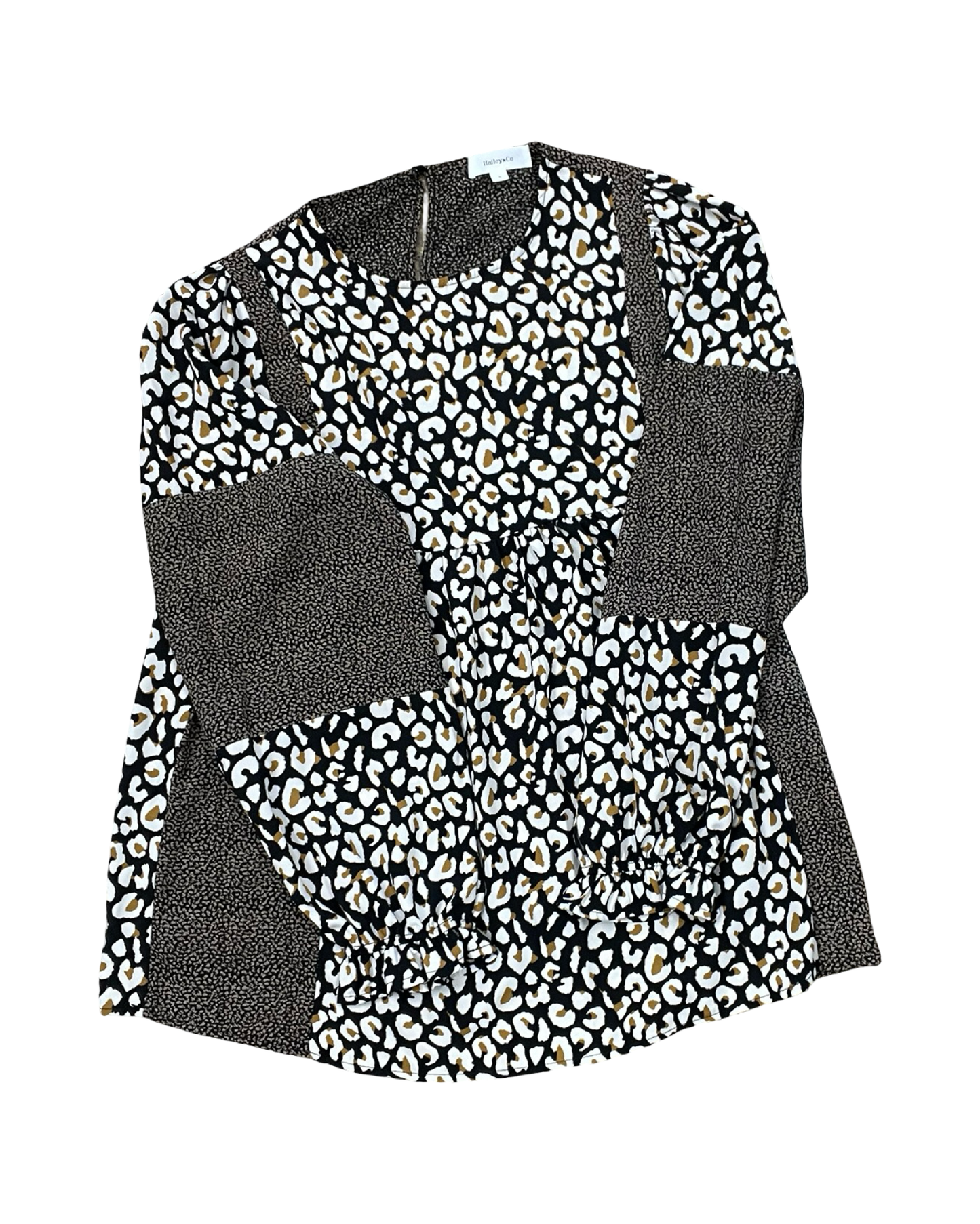 Top Ls By Hailey & Co In Black & Brown, Size:S
