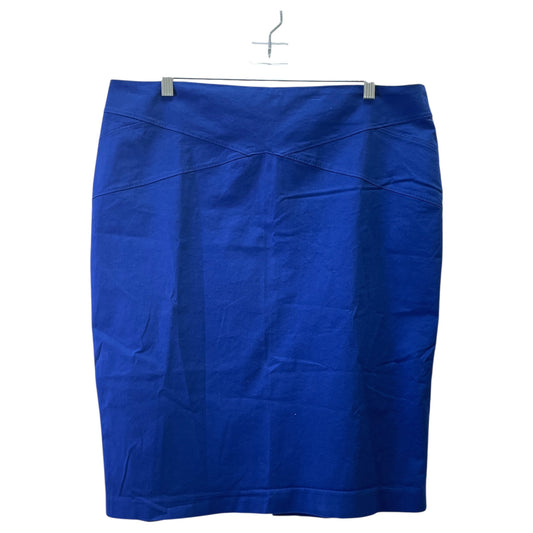 Skirt Maxi By New York And Co In Blue, Size:18