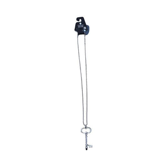 Necklace Pendant By Chicos In Silver