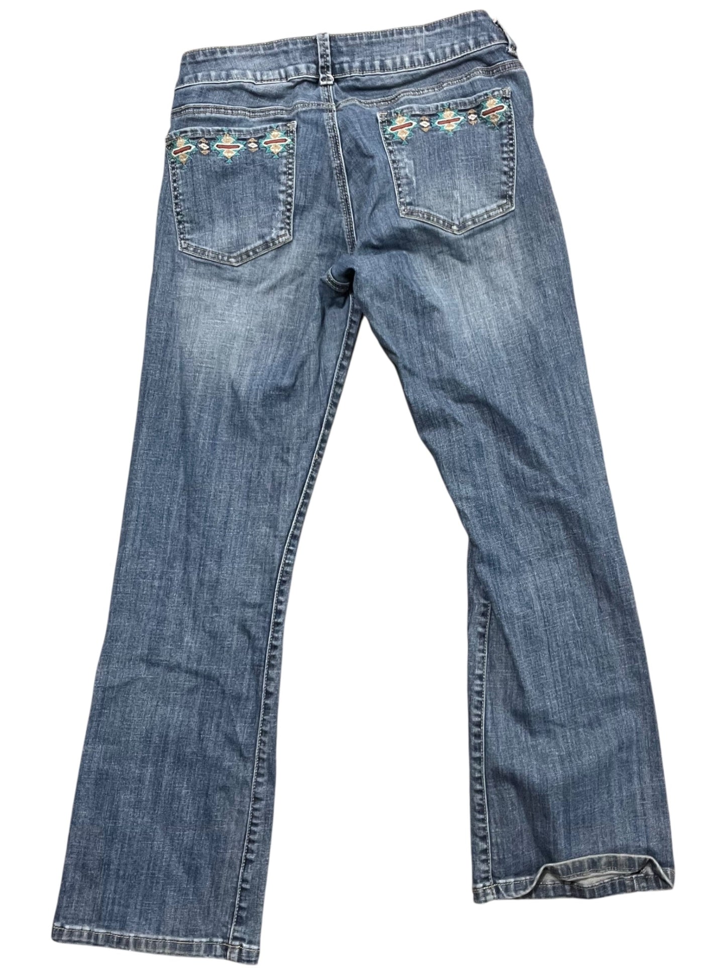 Jeans Boot Cut By Cmc In Blue Denim, Size:12