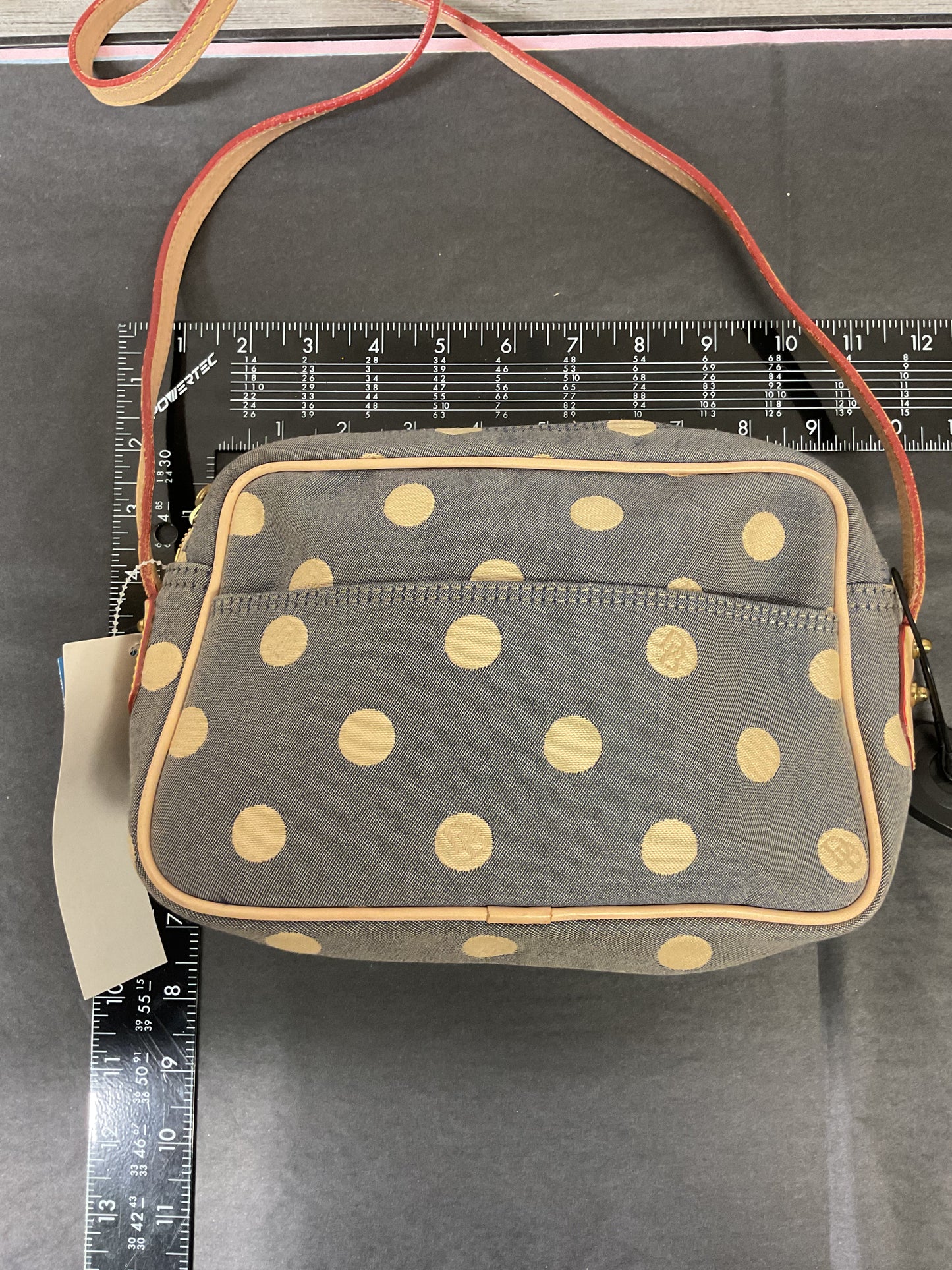 Handbag Designer By Dooney And Bourke In Polkadot Pattern, Size:Small