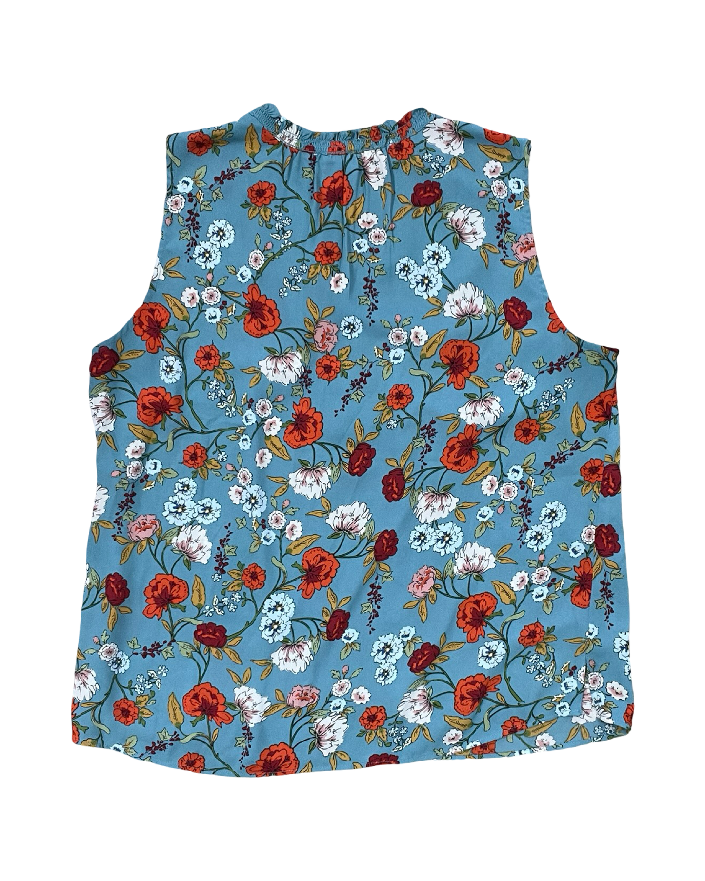 Top Sleeveless By Daniel Rainn In Teal, Size:Xl