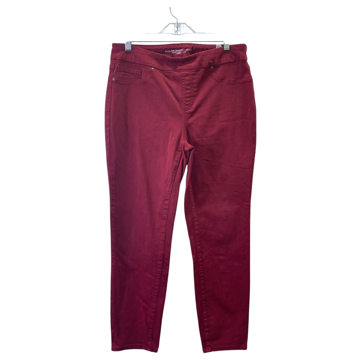 Pants Dress By Chicos In Maroon, Size:10