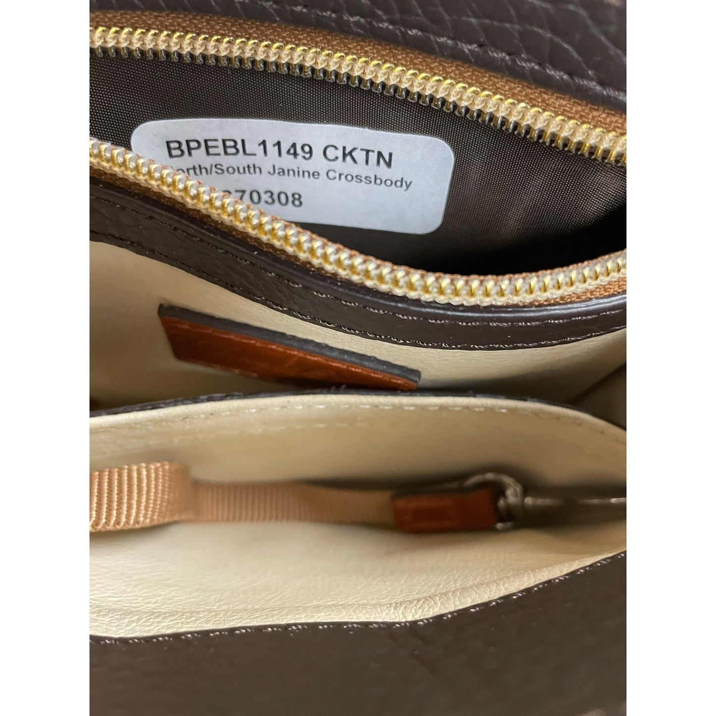 Crossbody Designer By Dooney And Bourke In Brown, Size:Small