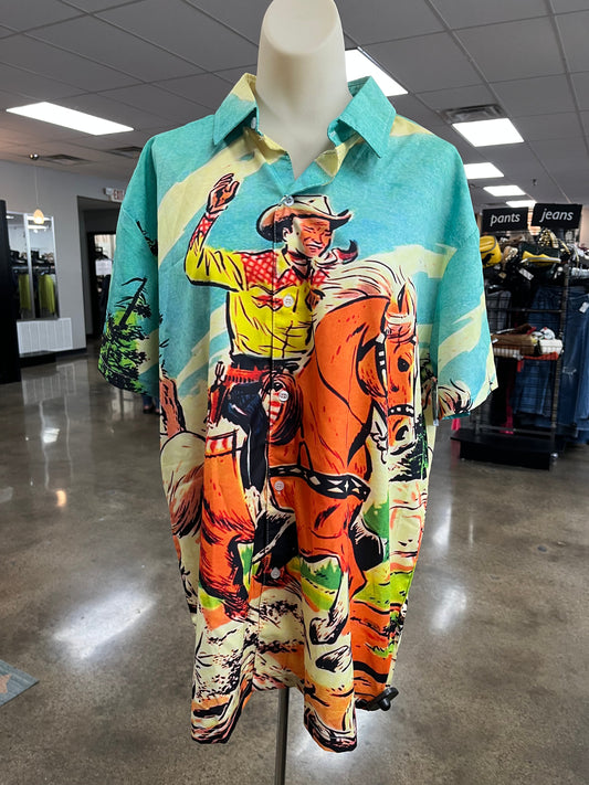 Top Ss By Clothes Mentor In Green, Size:M