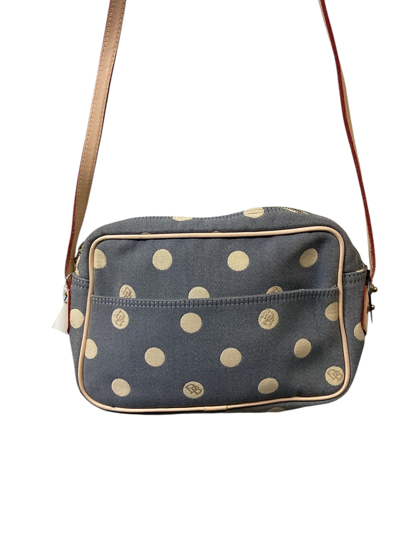 Handbag Designer By Dooney And Bourke In Polkadot Pattern, Size:Small