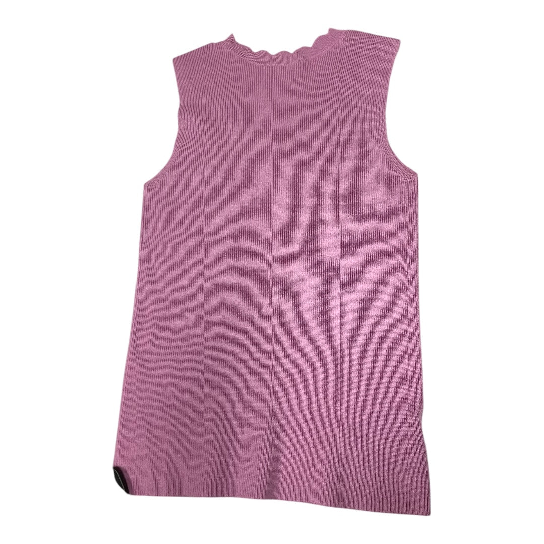 Top Sleeveless By Ann Taylor In Purple, Size:S