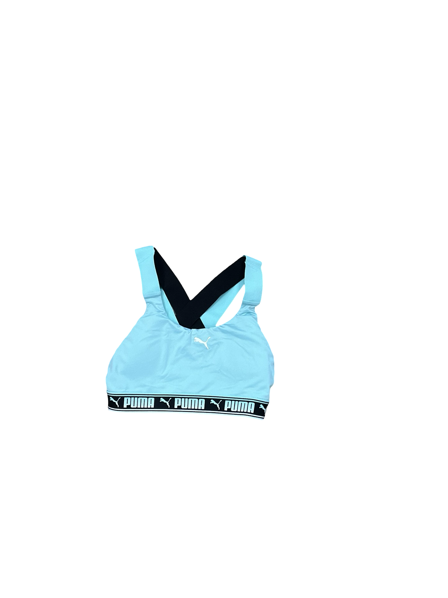 Athletic Bra By Puma In Green, Size:S
