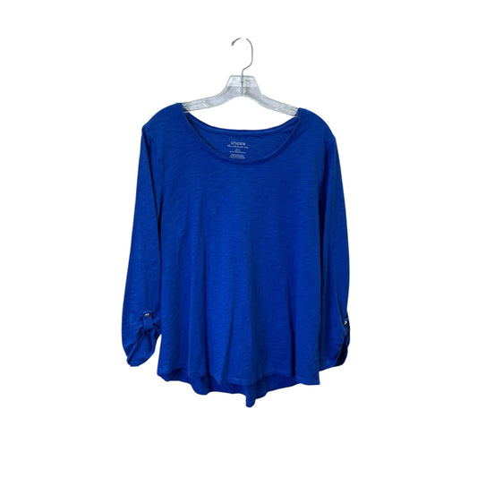 Top Ls By Chicos In Blue, Size:L