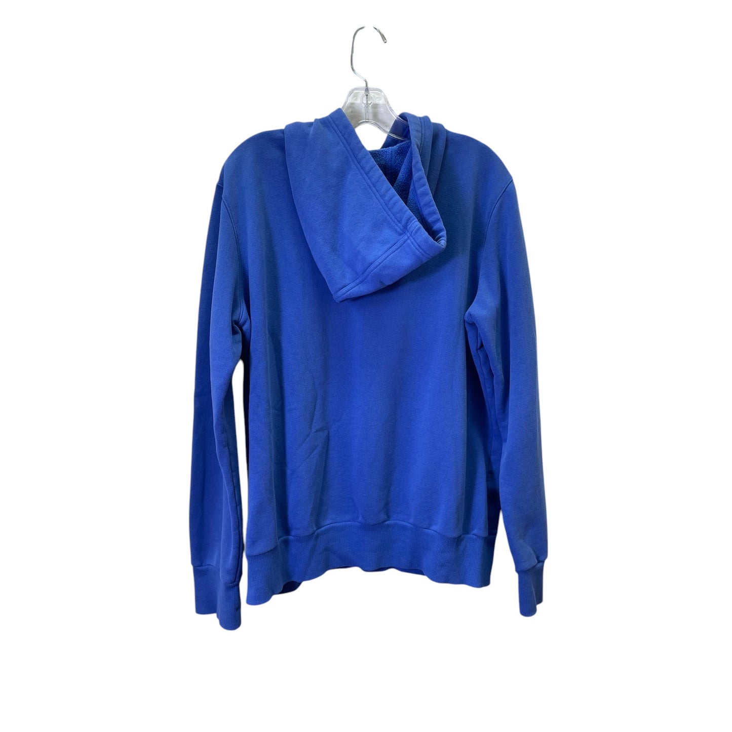 Athletic Sweatshirt Hoodie By Adidas In Blue, Size:L