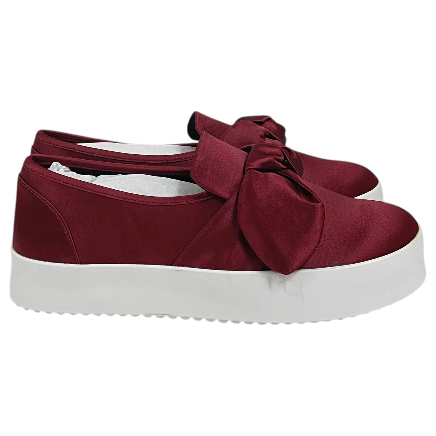 Shoes Designer By Rebecca Minkoff In Maroon, Size:6.5