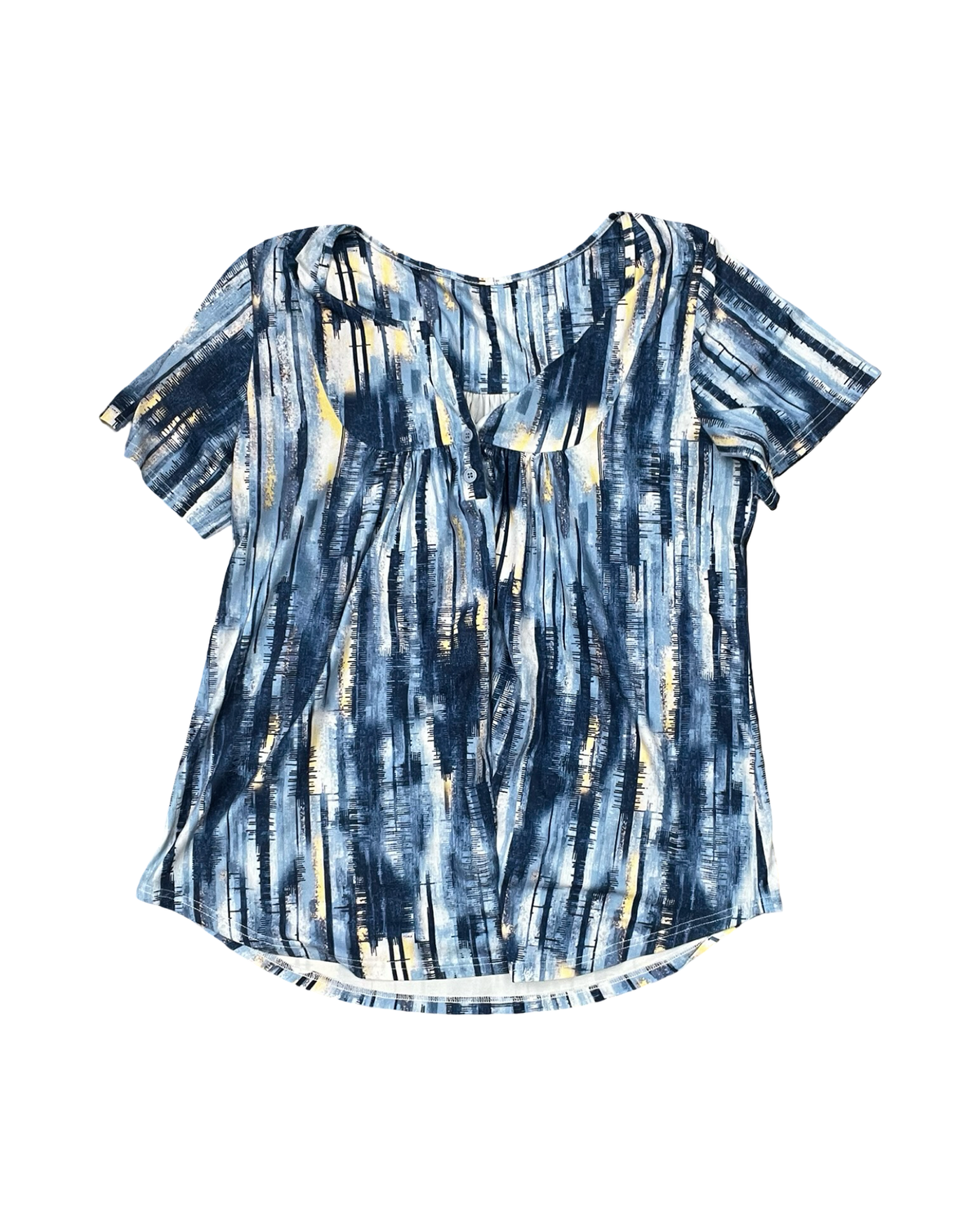 Top Ss By Clothes Mentor In Blue, Size:Xl
