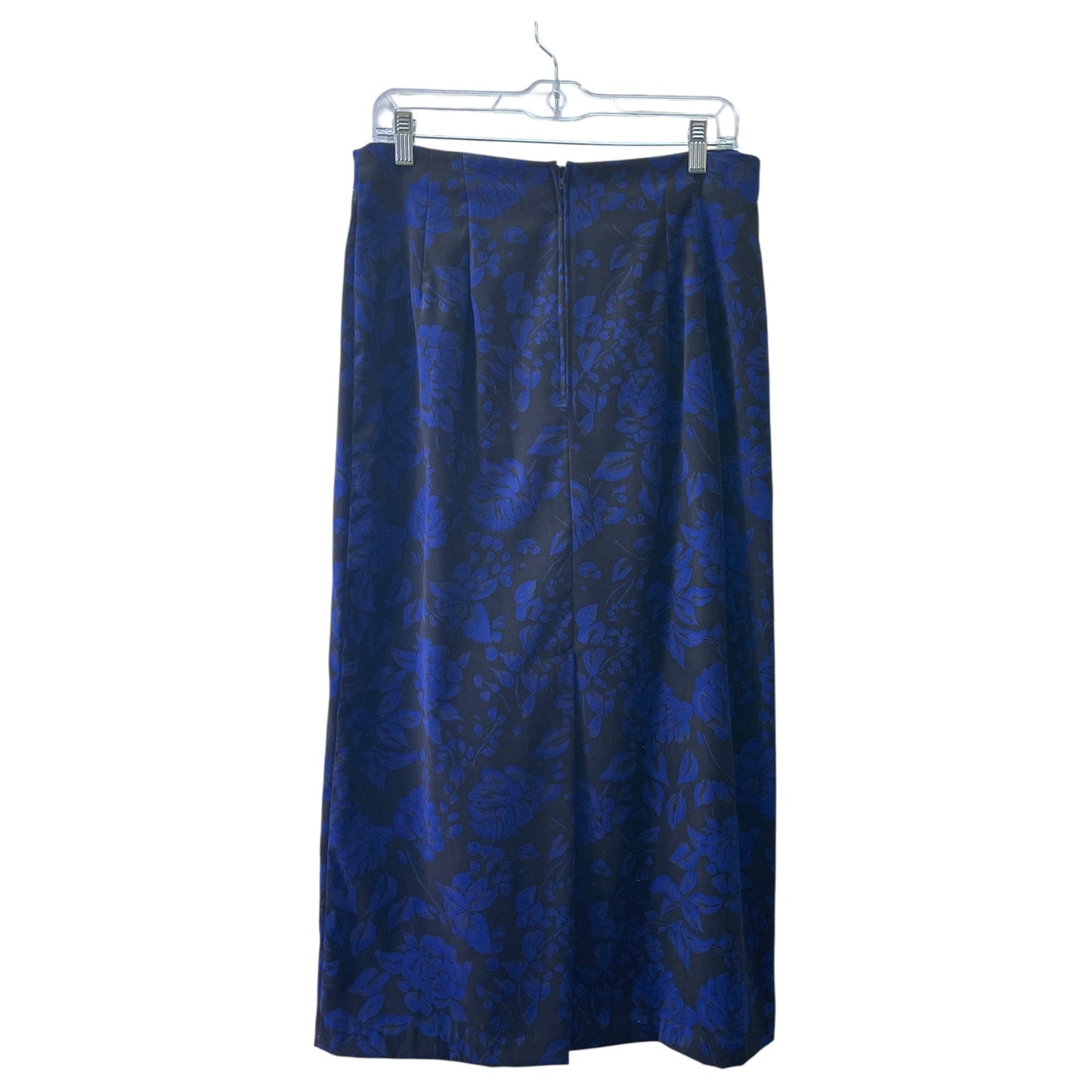 Skirt Maxi By Briggs In Black & Blue, Size:12