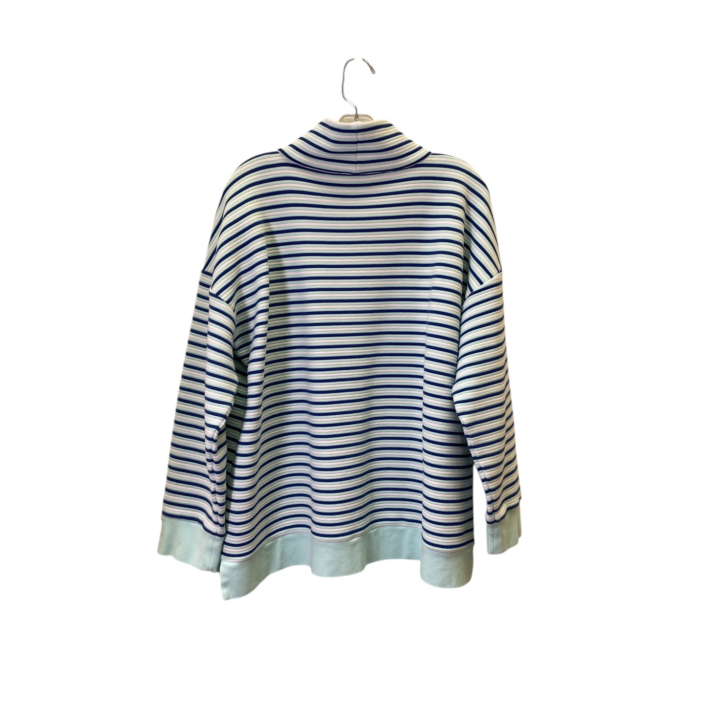 Top Ls By Talbots In Blue & White, Size:Xl