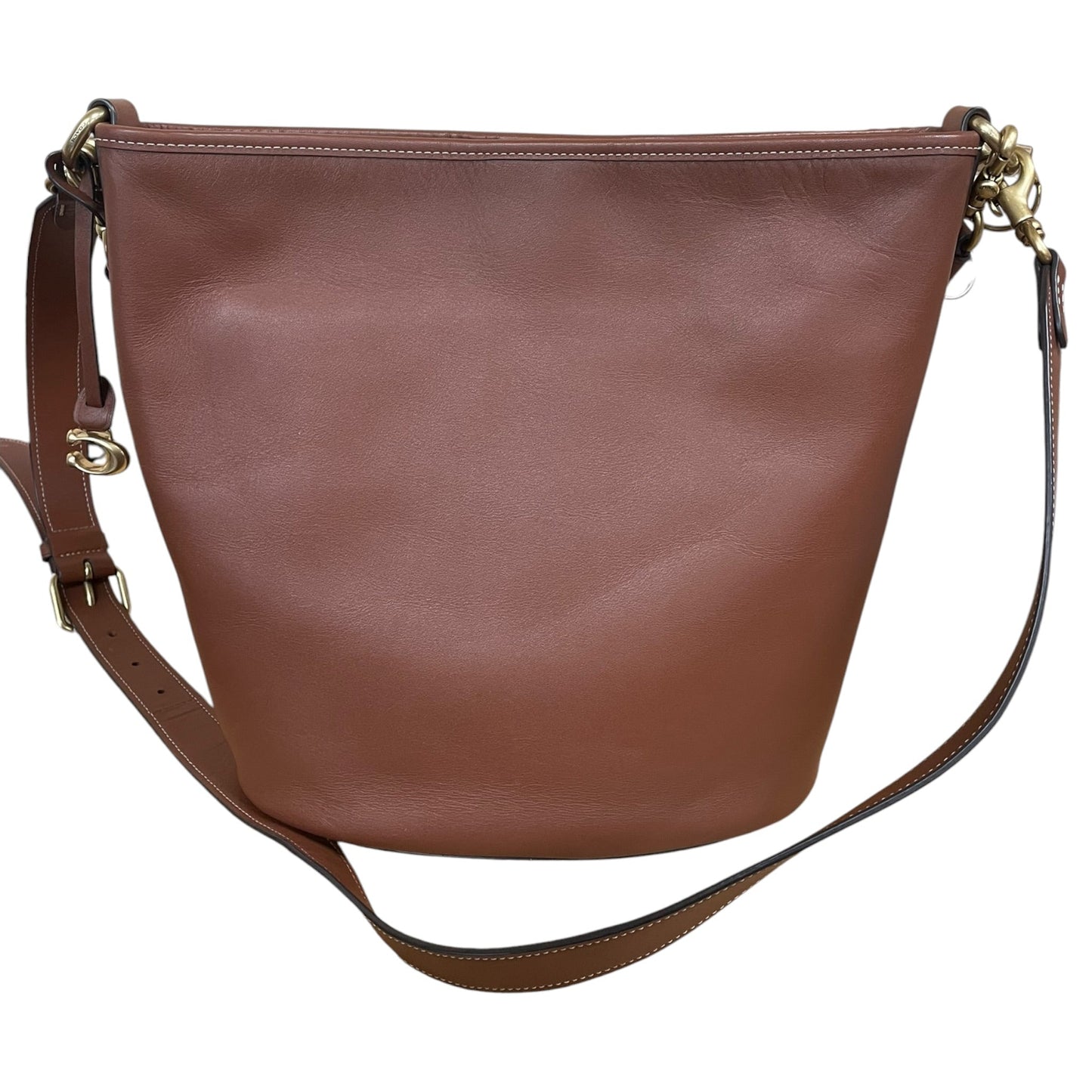 Handbag Designer By Coach In Brown, Size:Large
