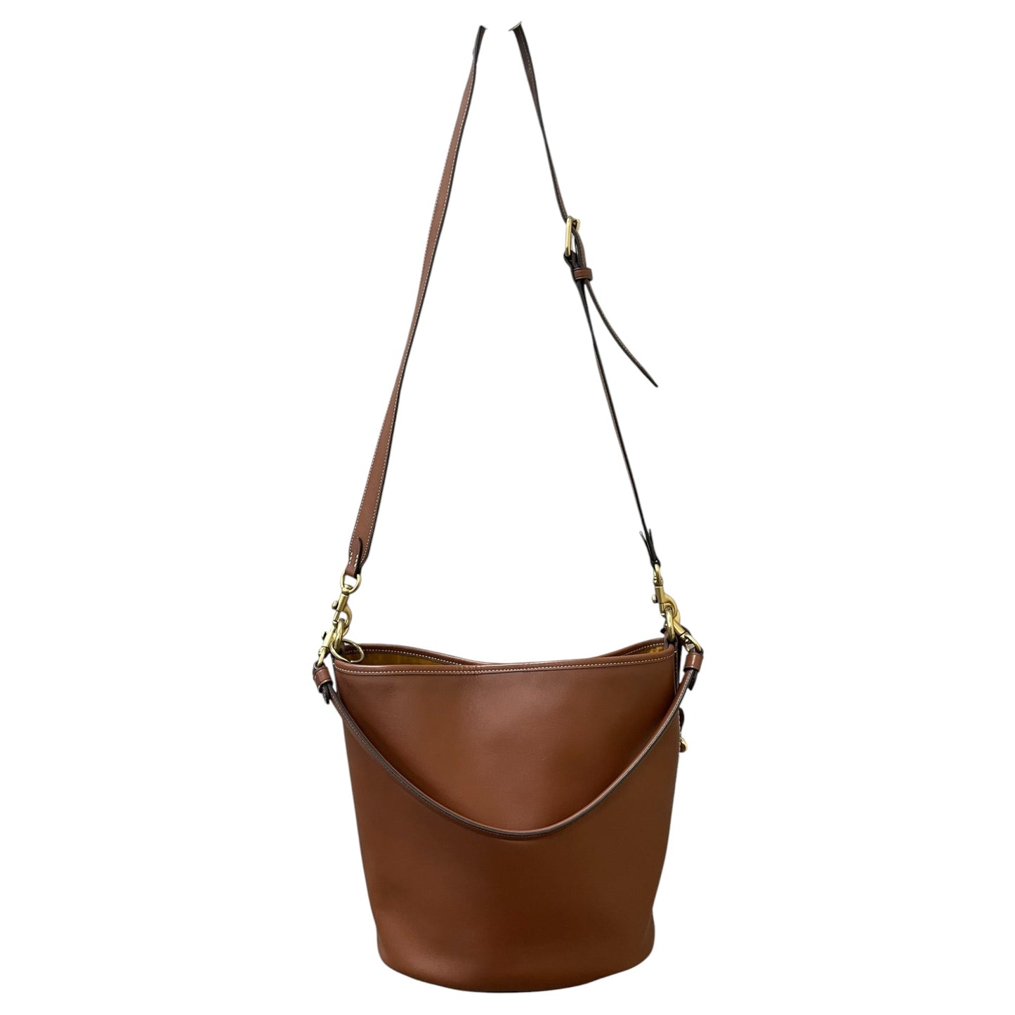 Handbag Designer By Coach In Brown, Size:Large