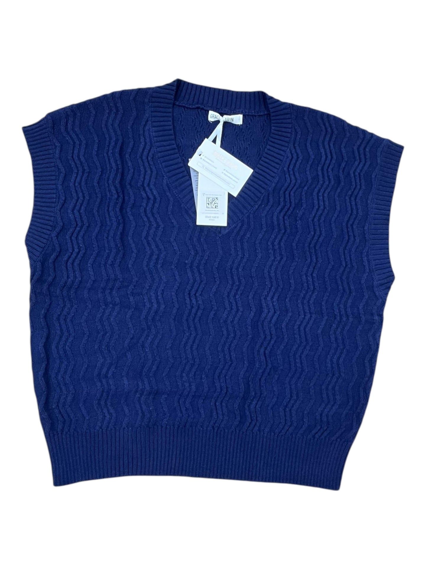 Top Ss By Grace Karin In Blue, Size:Xl