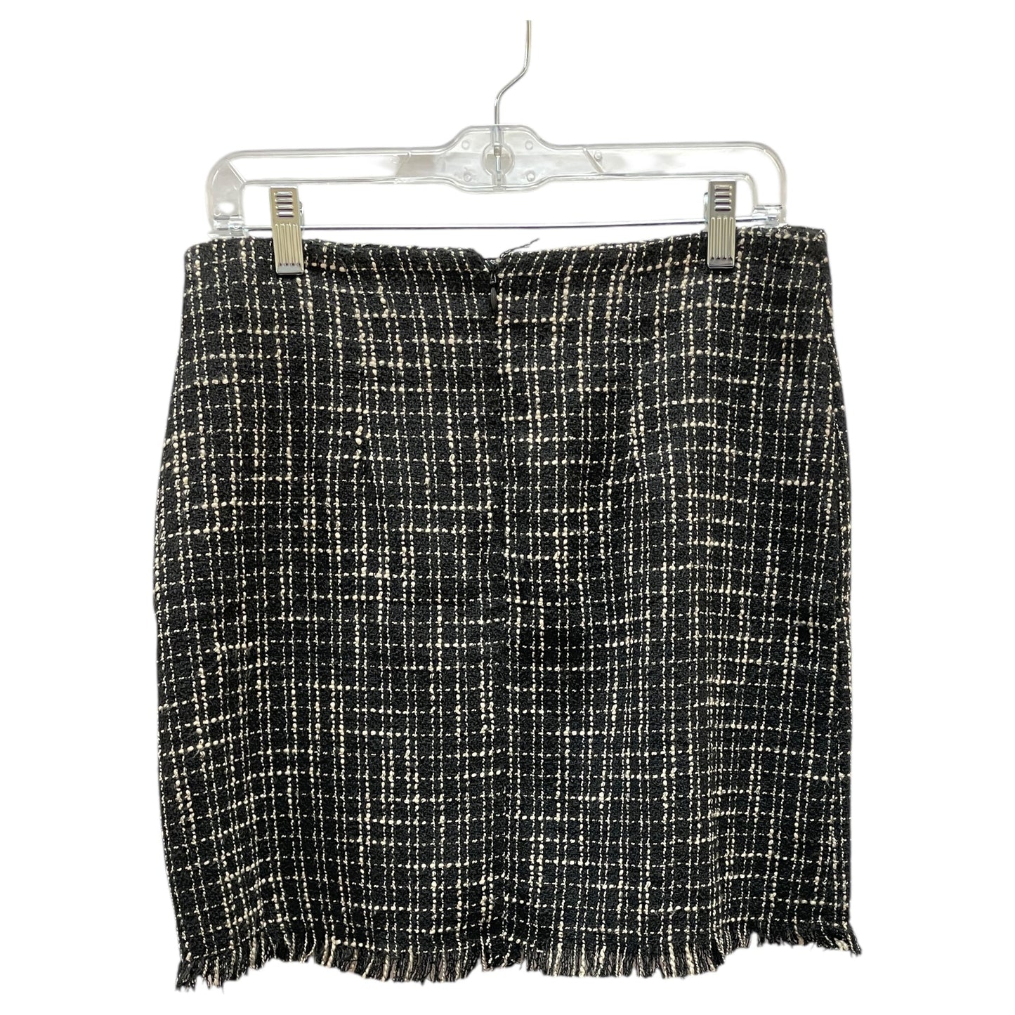 Skirt Midi By Christian Siriano In Black & Cream, Size:M