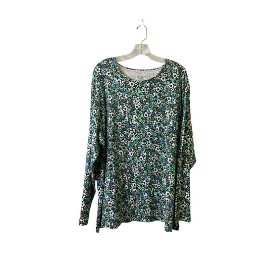 Top Ls By Croft And Barrow In Floral Print, Size:4X