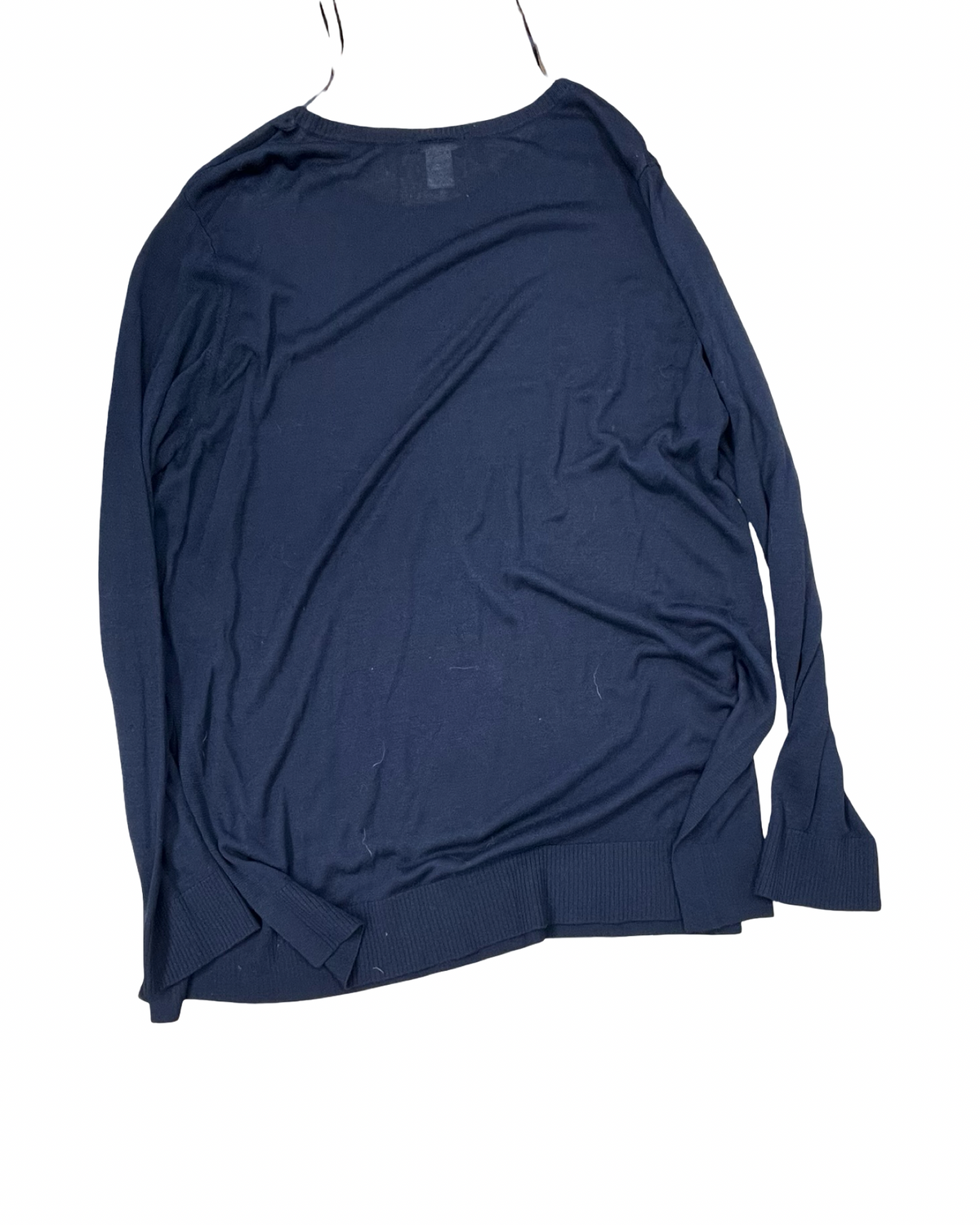 Top Ls By H&M In Navy, Size:Xl