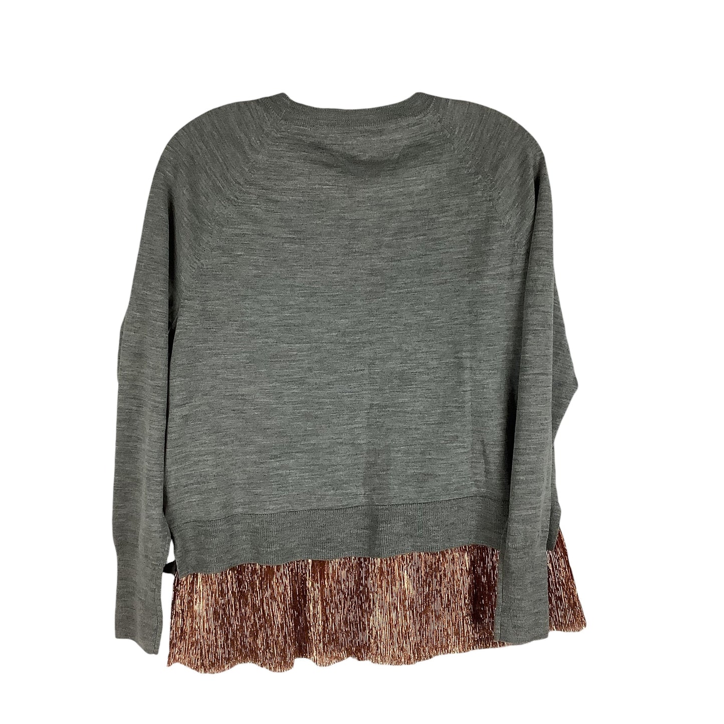 Top Long Sleeve By J. Crew In Grey, Size: S