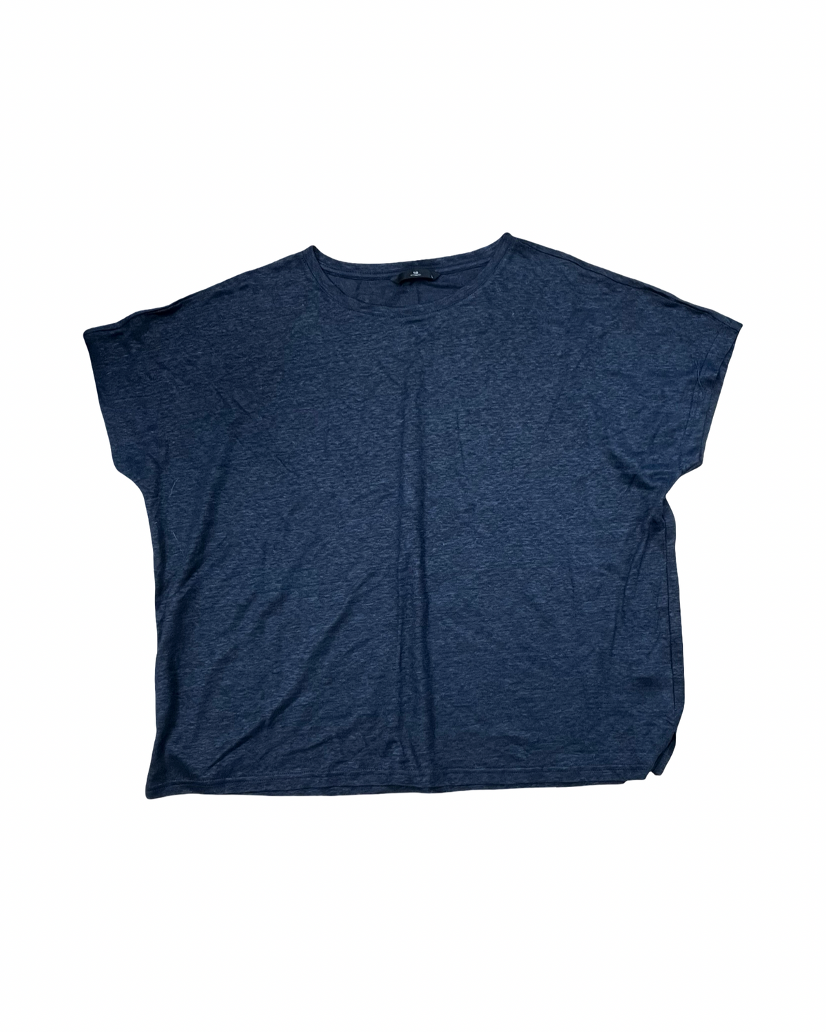 Top Ss By Clothes Mentor In Navy, Size:L