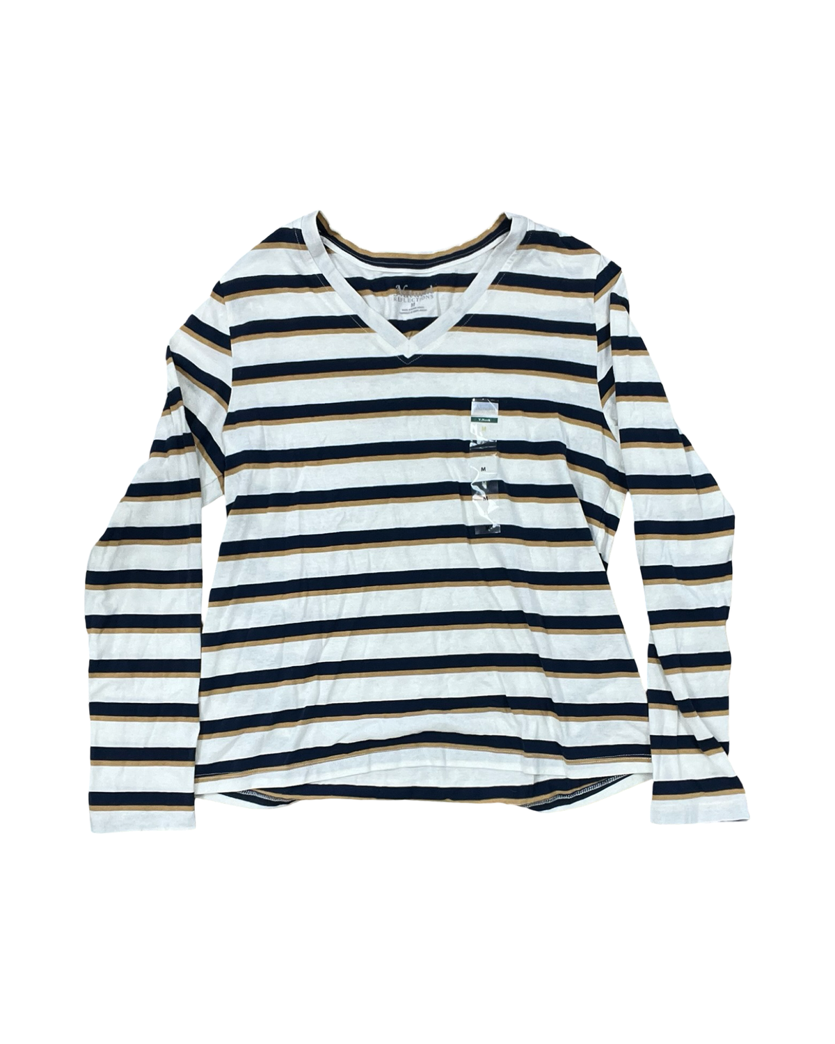 Top Ls By Natural Reflections In White, Size:M