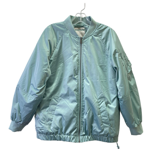 Jacket Puffer & Quilted By A New Day In Aqua, Size:S