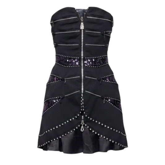 2010 Ready To Wear Collection Cocktail Dress By Viktor & Rolf In Black, Size: 4 (It 40)