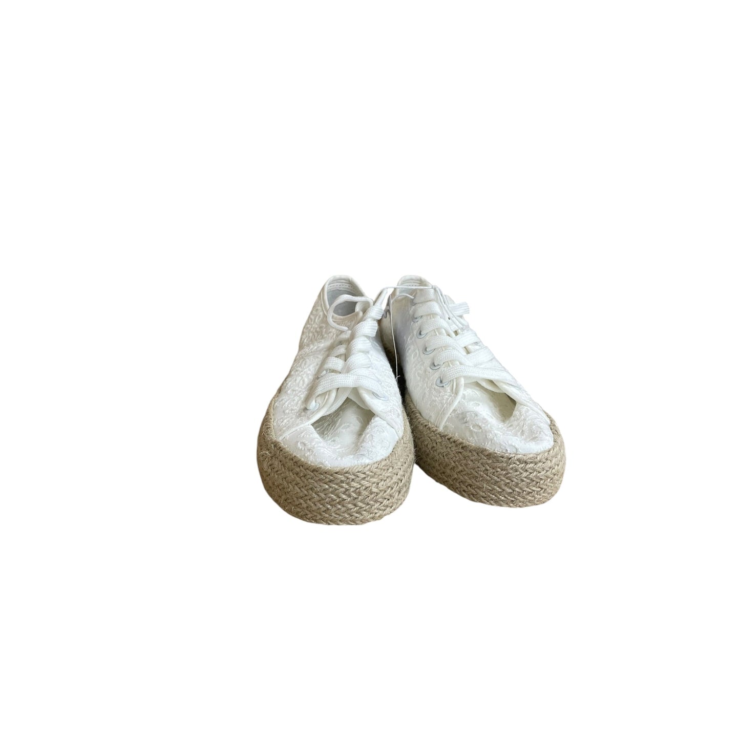 Shoes Sneakers By Serra In White, Size:8
