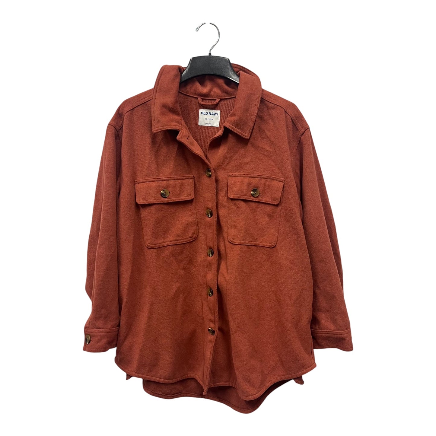 Jacket Shirt By Old Navy In Orange, Size:Xl