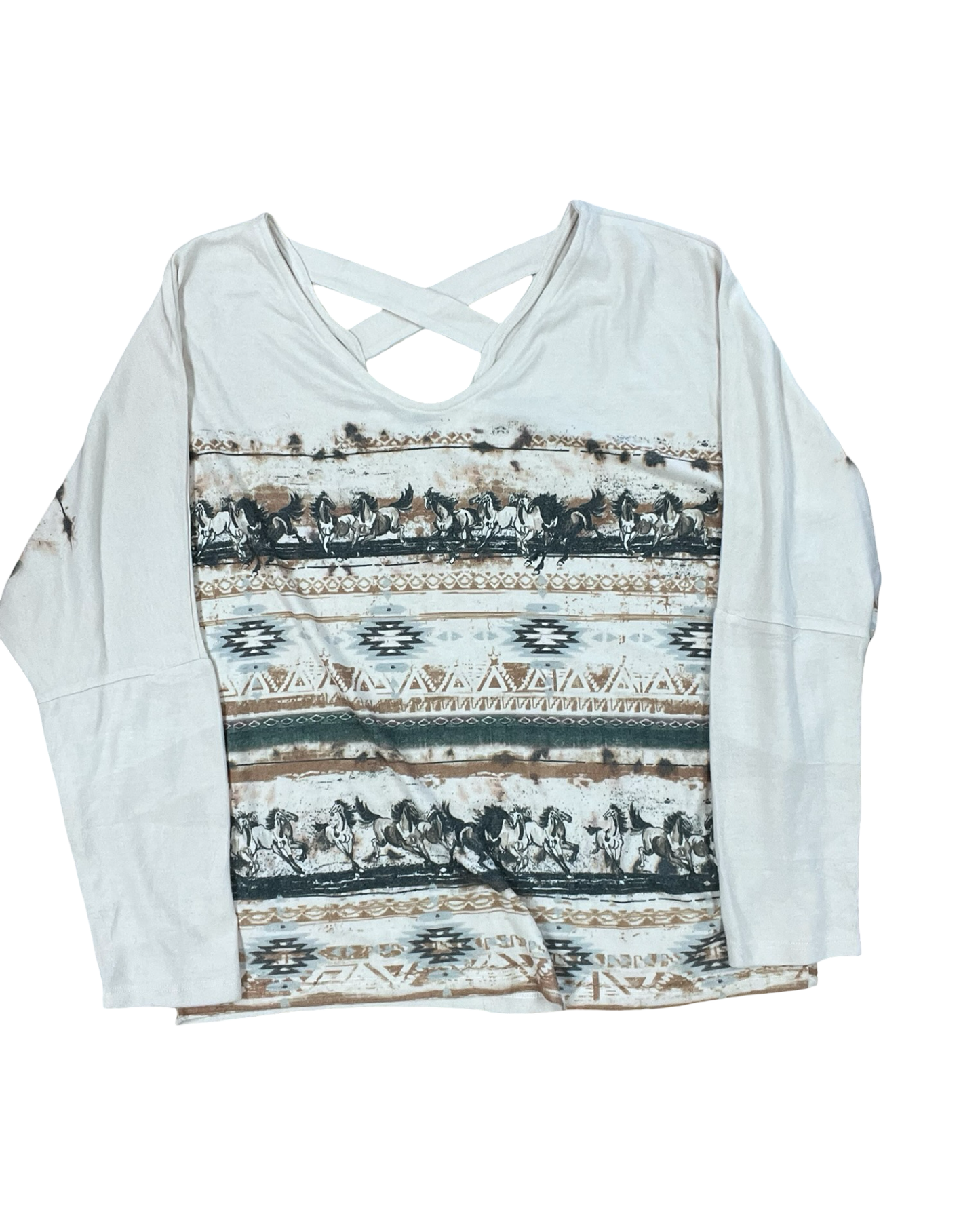 Top Ls By Clothes Mentor In Tan, Size:3X