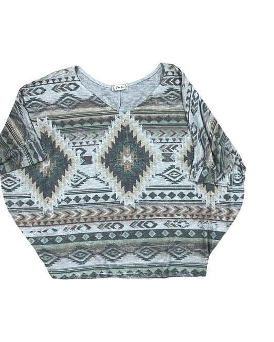 Top Ss By Clothes Mentor In Grey, Size:2X