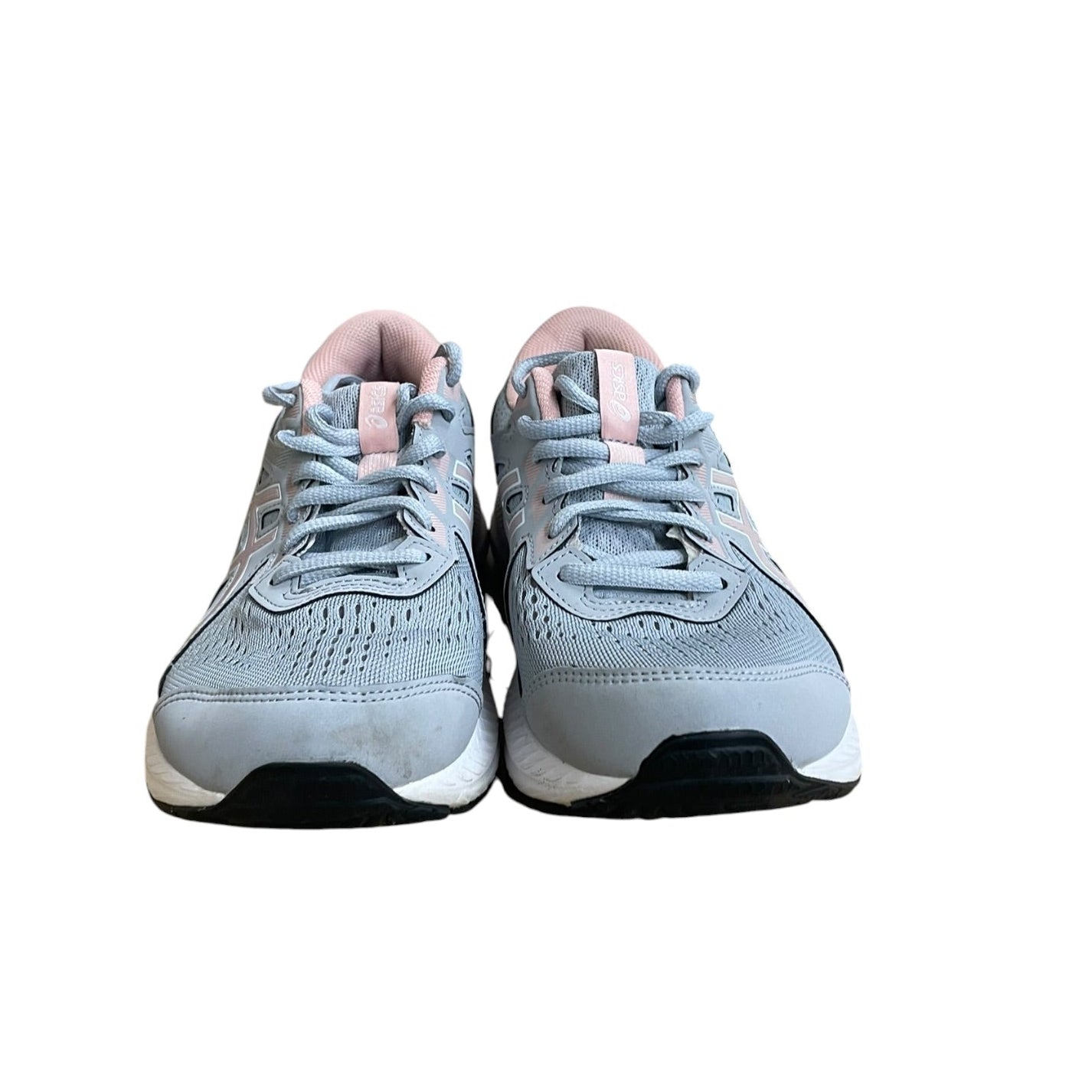 Shoes Sneakers By Asics In Grey & Pink, Size:7.5