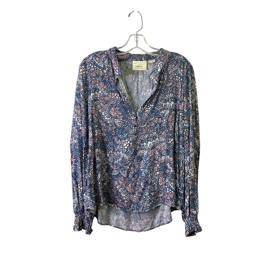 Top Ls By Maeve In Blue & Pink, Size:Xs