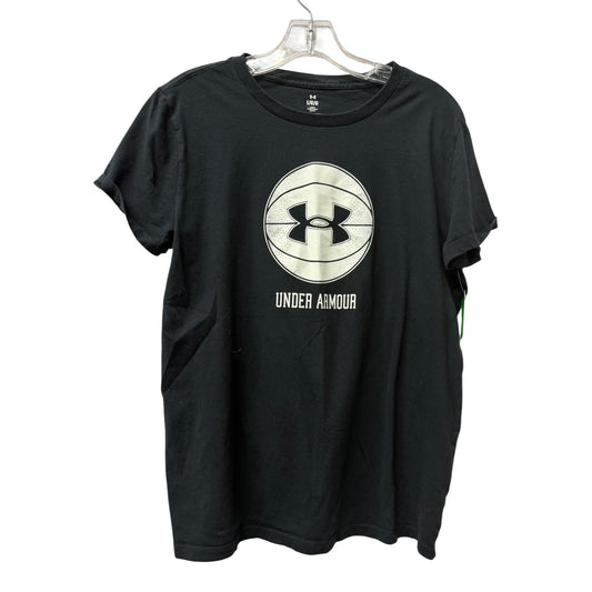 Athletic Top Ss By Under Armour In Black, Size:L