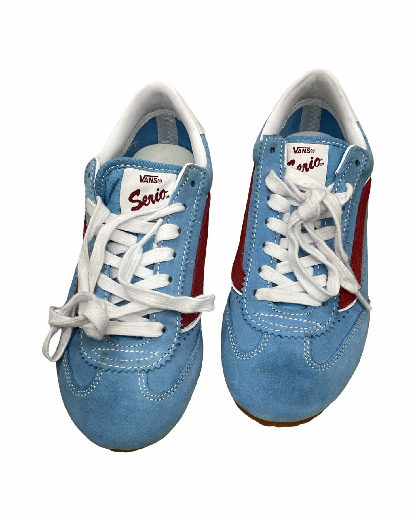 Shoes Sneakers By Vans In Blue, Size:6.5