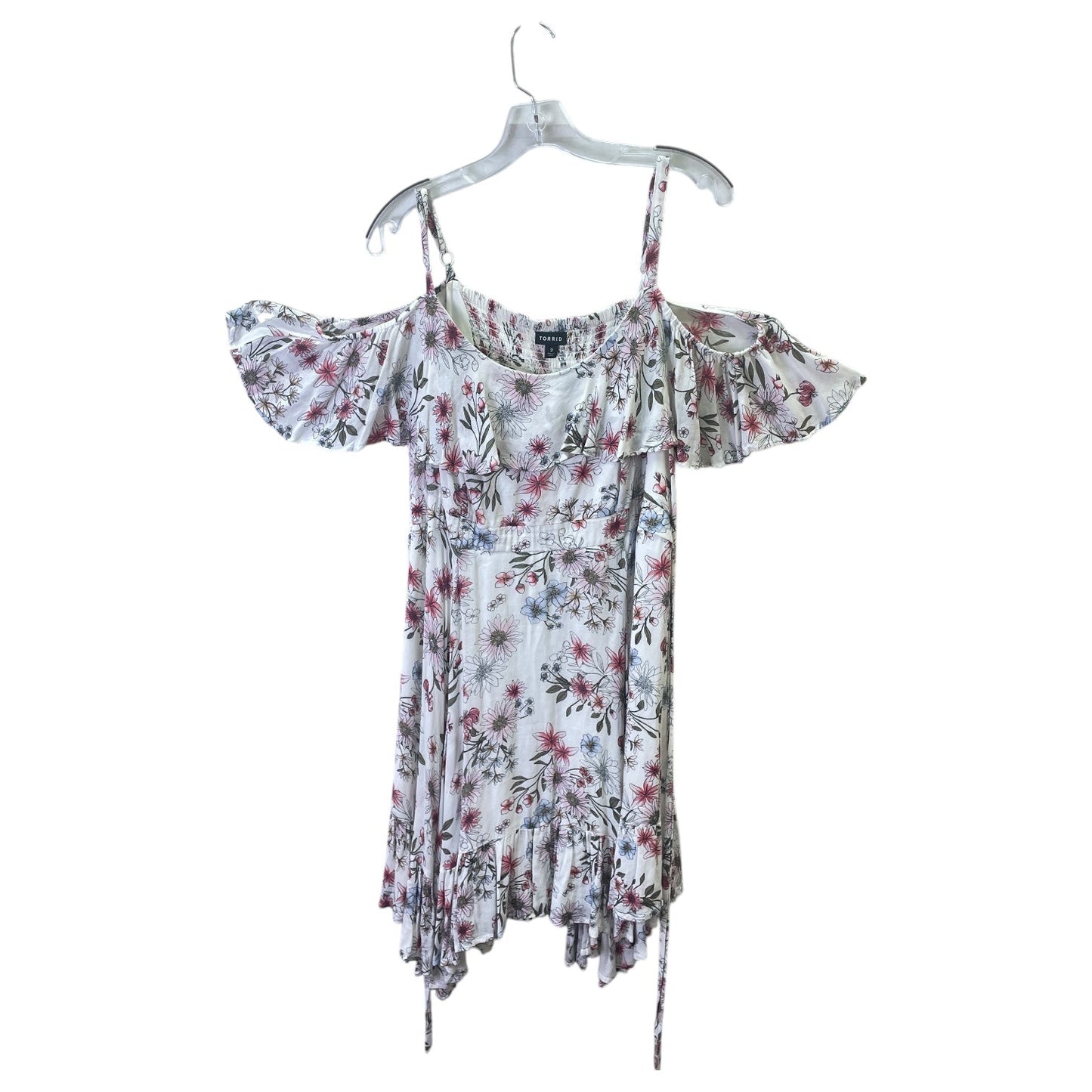 Dress Casual Short By Torrid In White, Size:2X