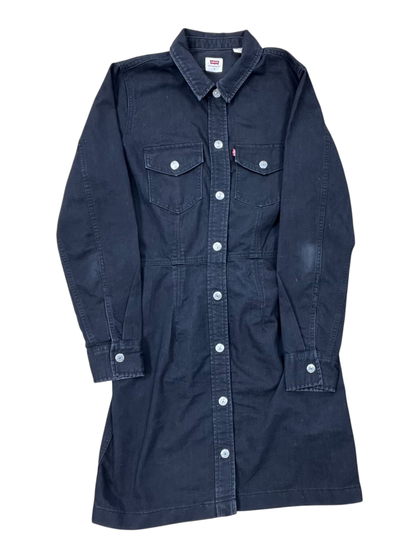 Dress Casual Midi By Levis In Black, Size:S