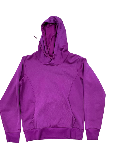 Sweatshirt Hoodie By Under Armour In Purple, Size:S