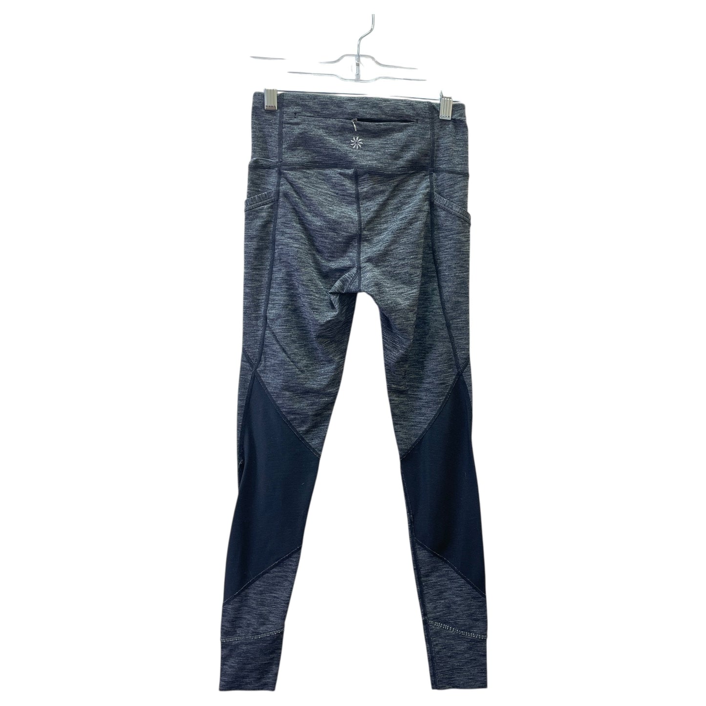 Athletic Leggings By Athleta In Black & Grey, Size:Xs