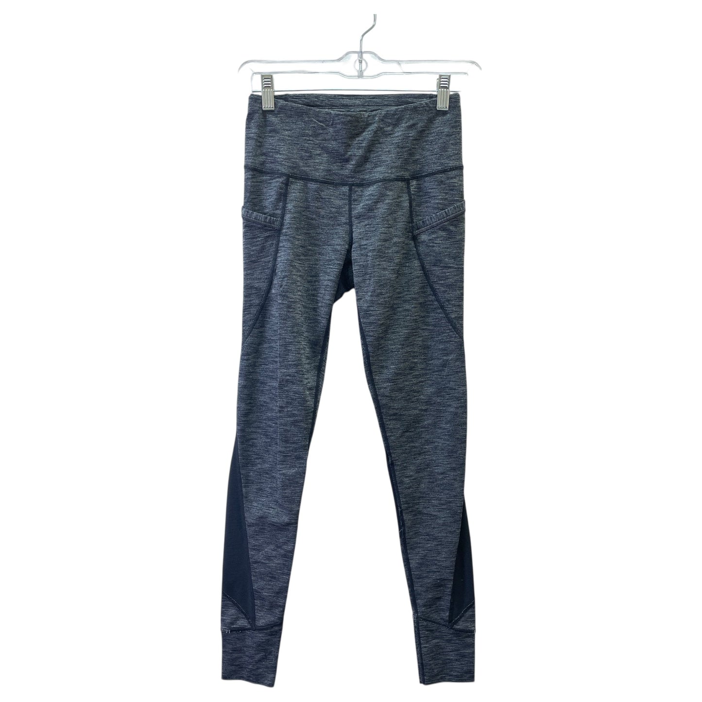 Athletic Leggings By Athleta In Black & Grey, Size:Xs