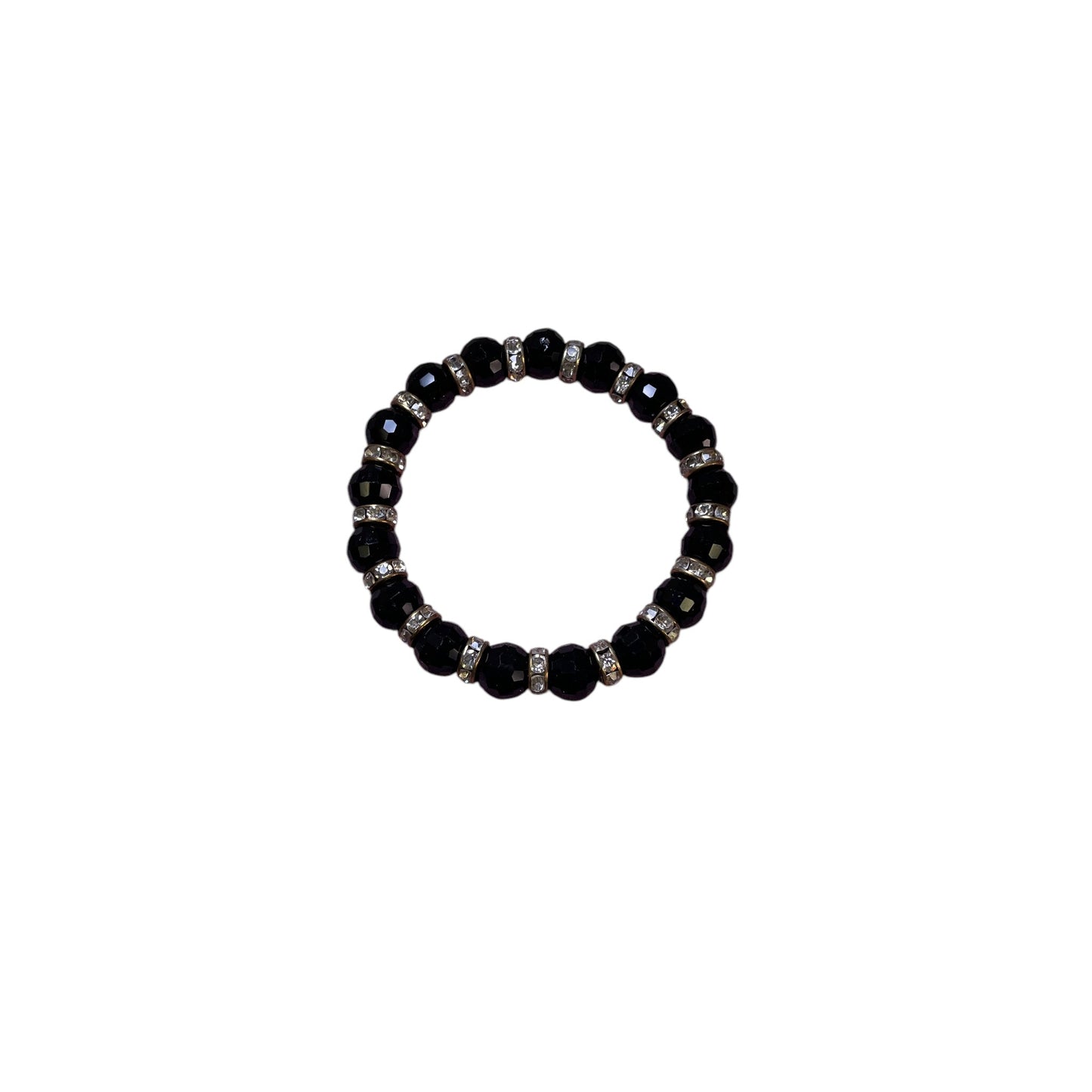 Bracelet Beaded By Cme In Black & Silver