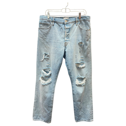 Jeans Boot Cut By Frame In Blue, Size:10